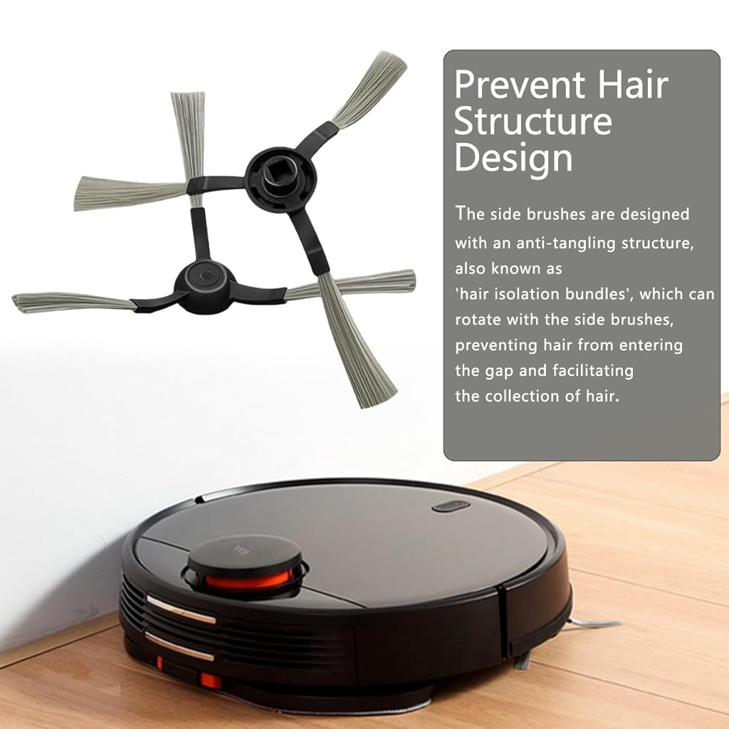 HASTHIP® 14Pcs Replacement Kit for Mi Robot Vacuum-Mop P, Compatible Accessories & Cleaning Tools, Durable Side Brushes, Easy Install, Anti-Tangle, Fits Mi Mop P, Home Floor Cleaning Parts HASTHIP® 14Pcs Replacement Kit for Mi Robot Vacuum-Mop P, Compatible Accessories & Cleaning Tools, Durable Side Brushes, Easy Install, Anti-Tangle, Fits Mi Mop P, Home Floor Cleaning Parts